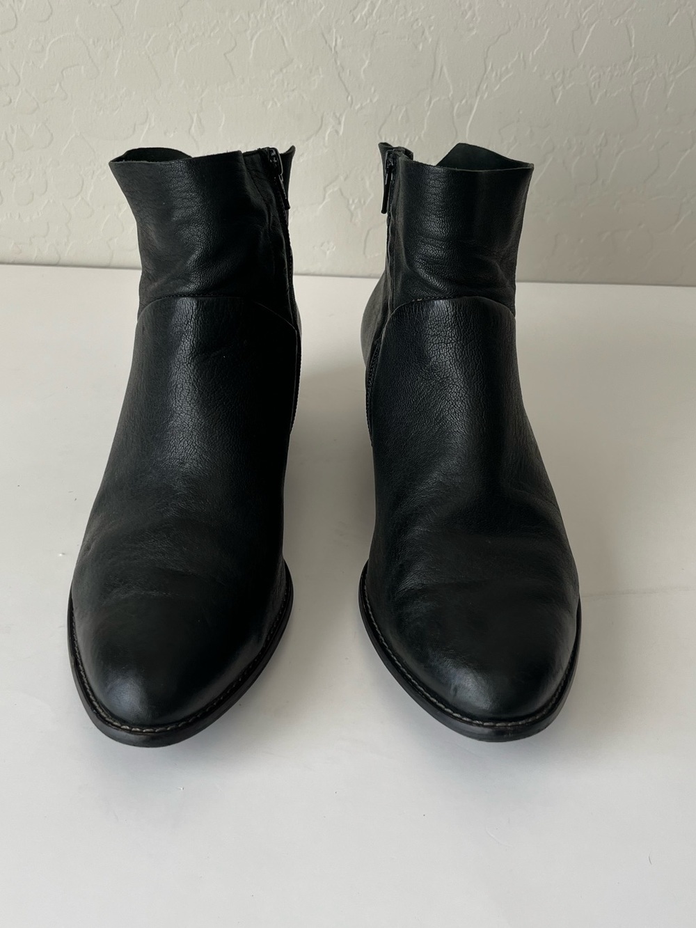 Paul Green Nelly Soft Leather Ankle Boots Booties Black Size PG 8 US 10.5 - Picture 4 of 9